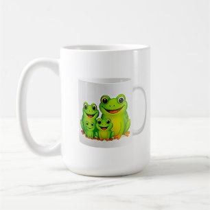 Cute Frog Family Coffee Mug