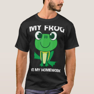 Cute Frog For Kids Boys Forest Zoo Pet Animal Catc T-Shirt