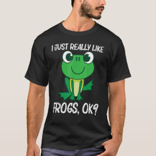 Cute Frog For Men Women Forest Zoo Pet Animal Catc T-Shirt