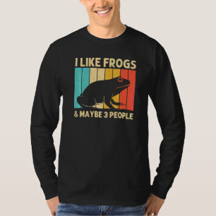 Cute Frog For Men Women Frog Toad Animal Tadpole T-Shirt