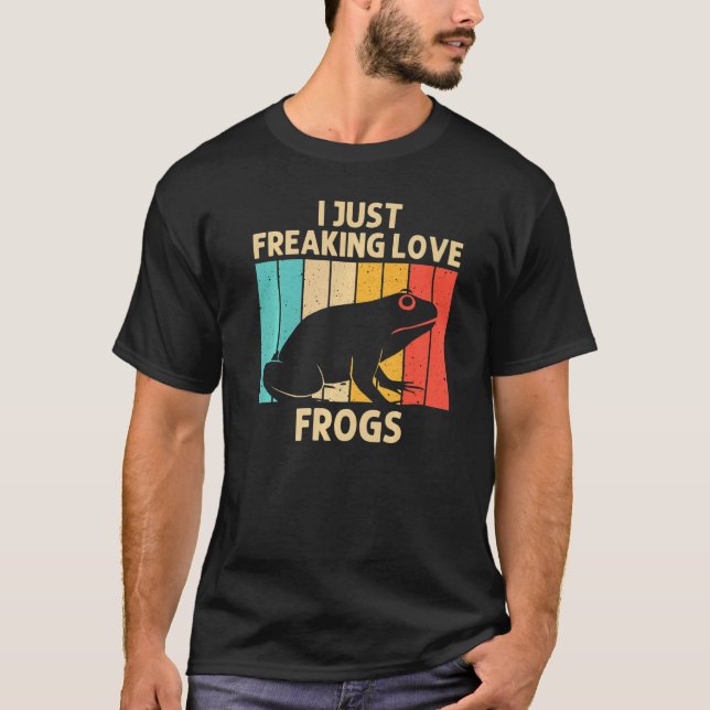 Cute Frog For Men Women Frog  Toad Animal Tadpole  T-Shirt (Front)