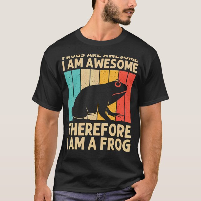 Cute Frog For Men Women Frog  Toad Animal Tadpole  T-Shirt (Front)