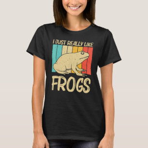 Cute Frog For Men Women Toad Catcher Pet Animal T-Shirt