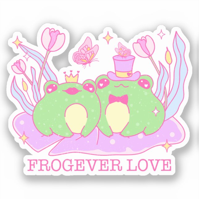 Cute Frog - Frogever Love (Front)