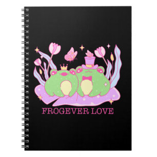 Cute Frog - Frogever Love Notebook