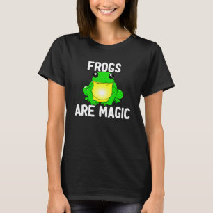 Cute Frog Frogs Are Magic Animal Amphibian Kids T-Shirt