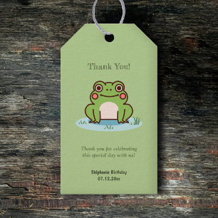 Cute Frog Green Gift Tags