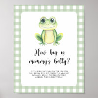 Cute frog - how big is mummy's belly game