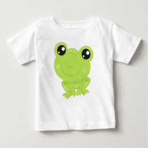 Cute Frog, Little Frog, Baby Frog, Green Frog Baby T-Shirt