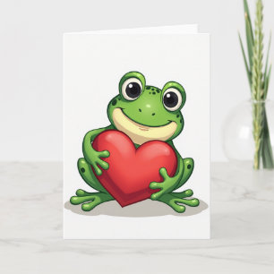Cute Frog Love Card