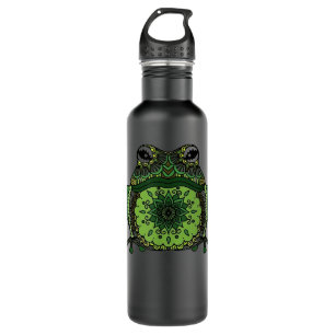 Cute Frog Lover Geometric Animal Graphic Design 710 Ml Water Bottle