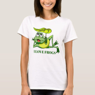 Cute frog lovers add message T-Shirt