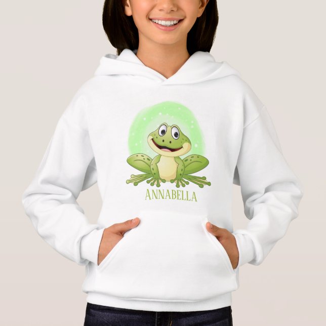 cute frog lovers add name (Front)