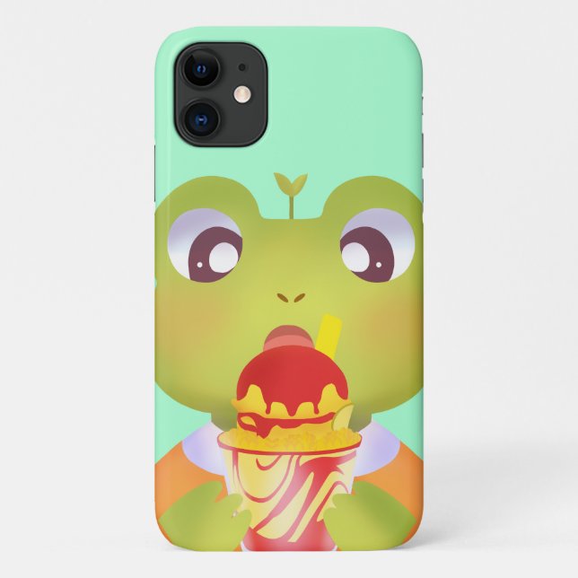 Cute Frog Mangoneadas Case-Mate iPhone Case (Back)