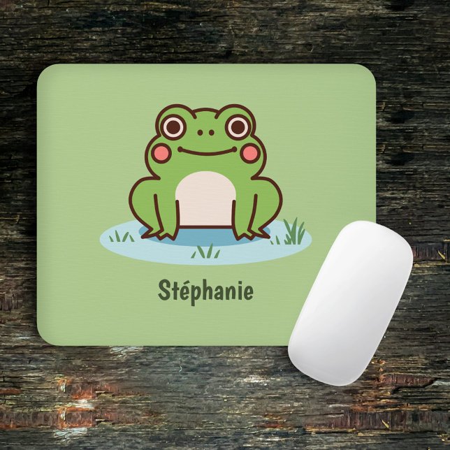 Cute Frog  Mouse Mat (Cute Frog Mouse Pad)