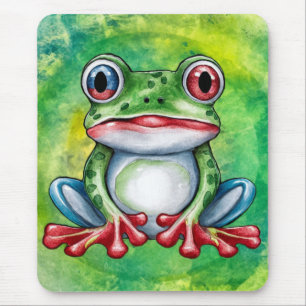 Cute Frog Mouse Mat
