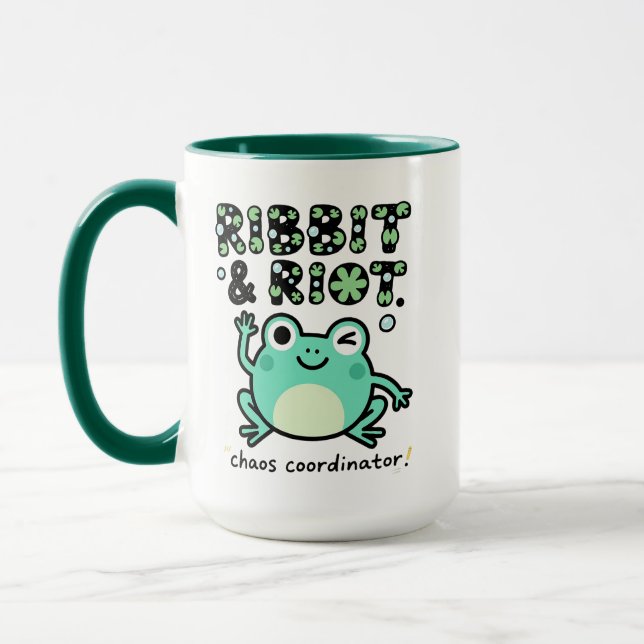 Cute frog Mug (Left)