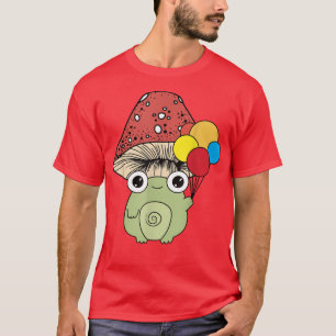 Cute Frog Mushroom Cottagecore Aesthetic Goblincor T-Shirt