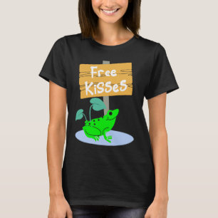 Cute Frog Offering Free Kisses T-Shirt