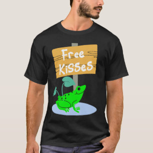 Cute Frog Offering Free Kisses T-Shirt