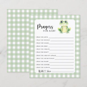 Cute frog - Party game   prayers for baby