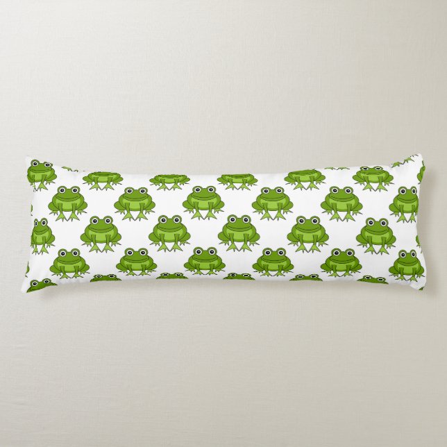 Cute Frog Pattern Body Cushion (Front)