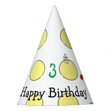 Cute Frog Polka Dot Birthday Party Hat