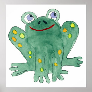 Cute Frog Posters & Prints
