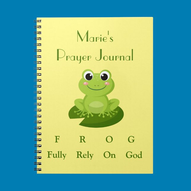 Cute frog prayer journal (Creator Uploaded)