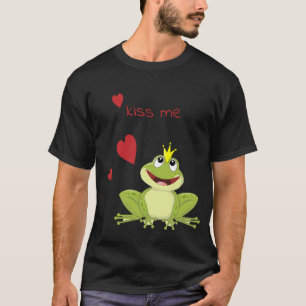 Cute Frog Prince Kiss Me T-Shirt