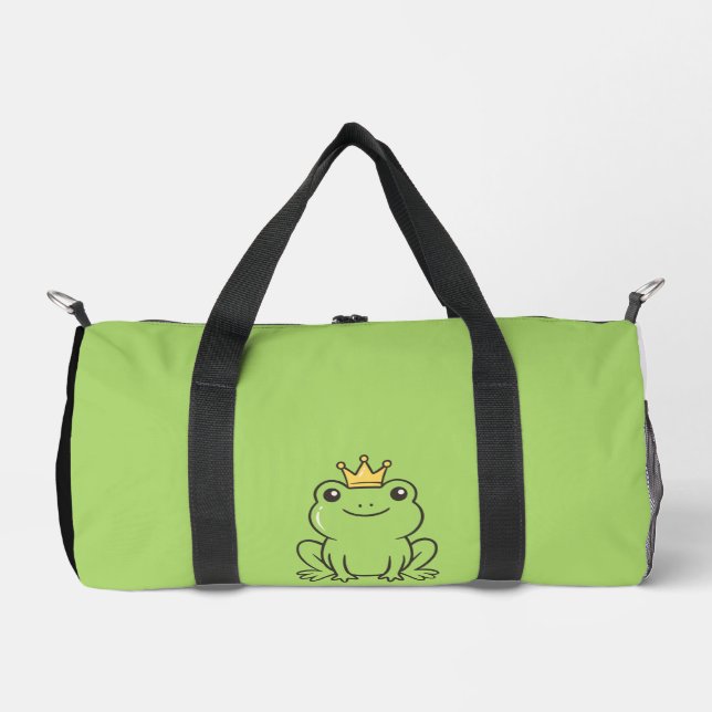 Cute frog  Queen funny green  Phone Case Duffle Bag (Front)