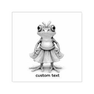 Cute frog self-inking stamp