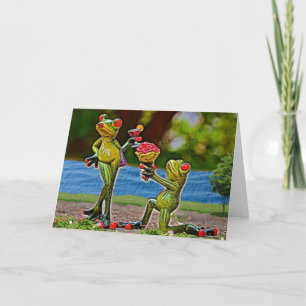 Cute Frog Valentine's Day Card