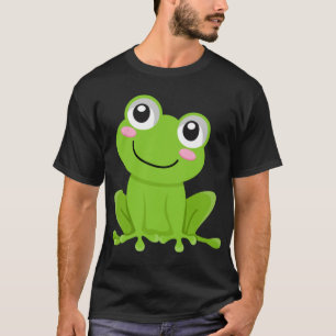 Cute Frog Wallpaper Long  T-Shirt