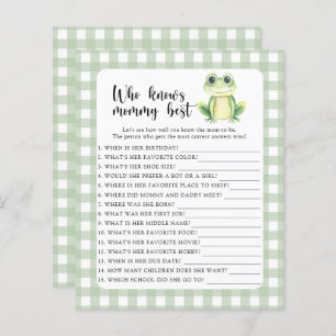 Cute frog - Who knows mummy best