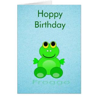 Frog Birthday Cards & Invitations | Zazzle.co.uk