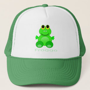 Cute Froggo Frog Trucker Hat