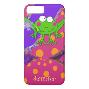 Cute Froggy in Love with Custom Text iPhone 8 Plus/7 Plus Case