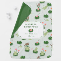 Cute Frogs in Lily Pond Baby Birth Stats