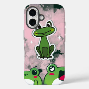 Cute Frogs – Kawaii Green Frog Phone Case