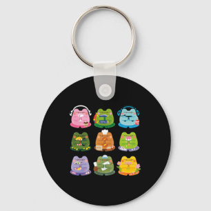 Cute Frogs Key Ring