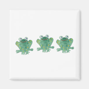Cute Frogs Magnet