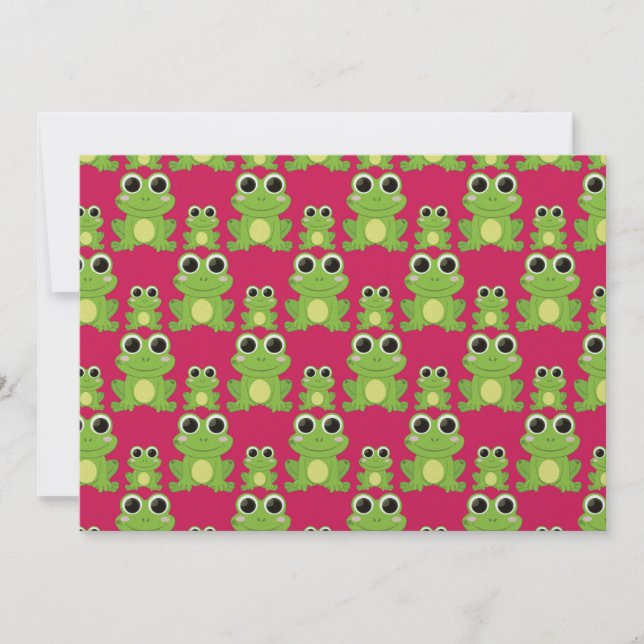 Cute frogs pattern (Front)