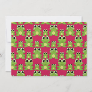 Cute frogs pattern