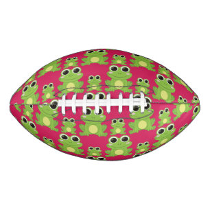 Cute frogs pattern american football