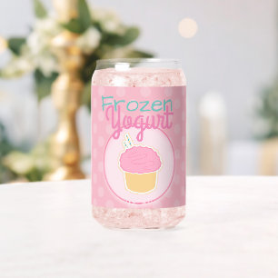 Cute Frozen Yogurt Can Glass