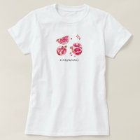 Cute fruit aesthetic pomegranate pink