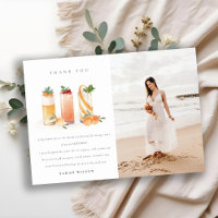 Cute Fruit Cocktail Blush Orange Any Age Birthday