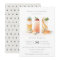 Cute Fruit Cocktail Orange Bridal Shower Invite