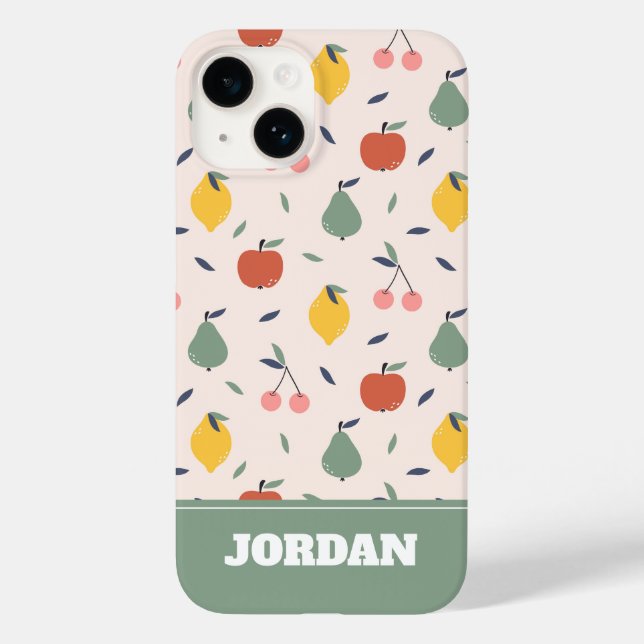 Cute Fruit Pattern Case-Mate iPhone Case (Back)